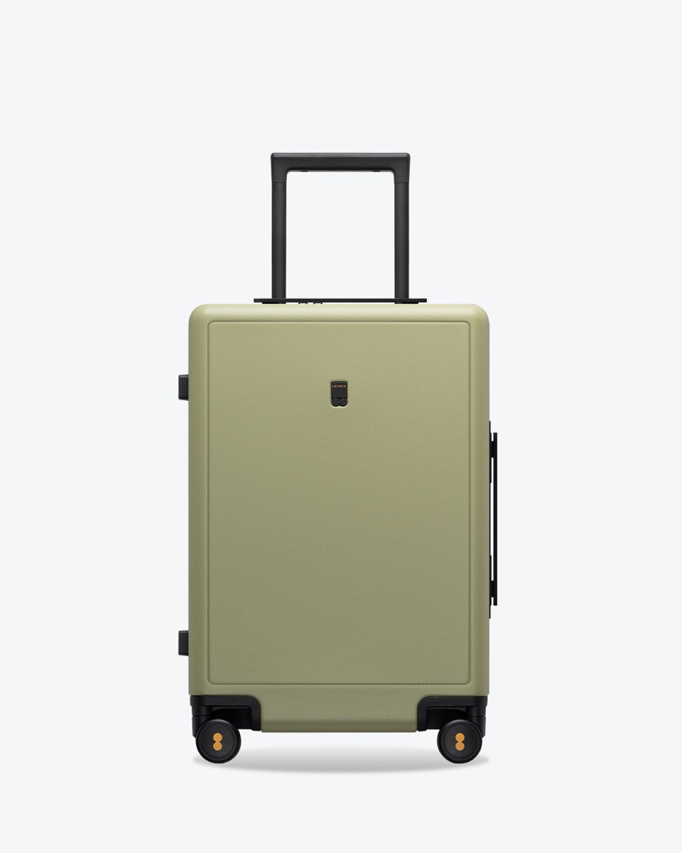 Level8 Luminous Textured 20" Carry-On, carry-on suitcase, 21.5 by 14.5 by 9.2 inches